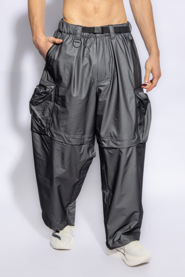 ★SCULPTOR★ Cuffed Hem Cargo Trousers DKhaki SC23A460KH Men's Workwear Pants Fashionable Cuffed Trousers Casual and
